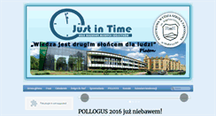 Desktop Screenshot of justintime.pwsz.com.pl