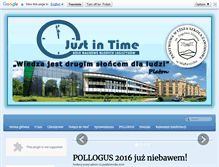 Tablet Screenshot of justintime.pwsz.com.pl